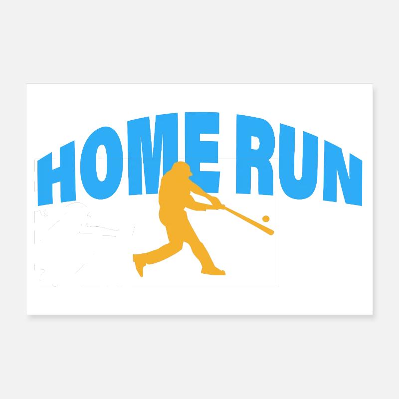 Home Run Poster 12" x 8" (30x20 cm)