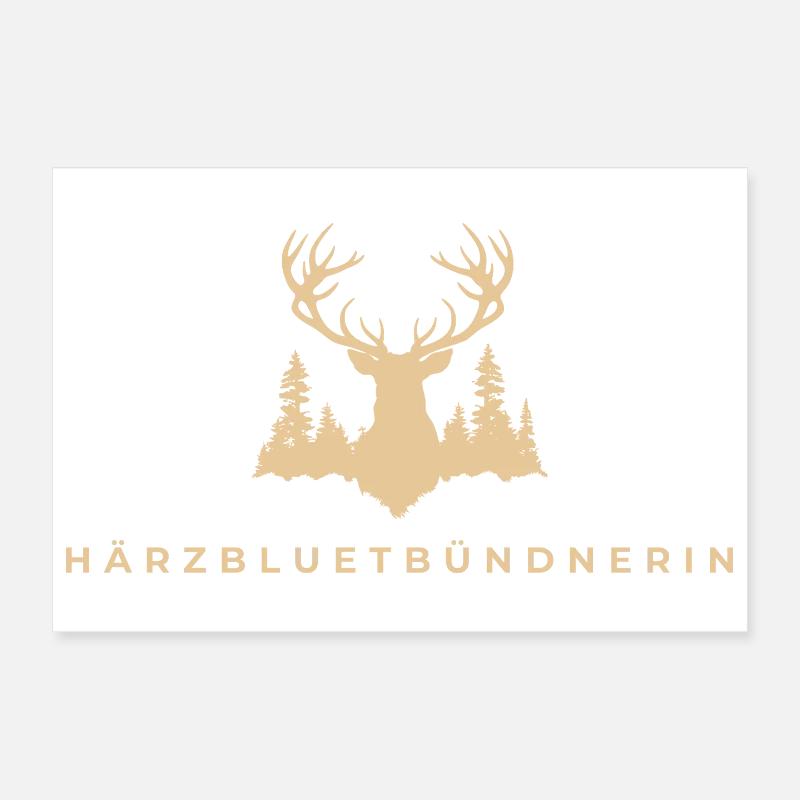 Härzbluetgraubünden Poster 12" x 8" (30x20 cm)