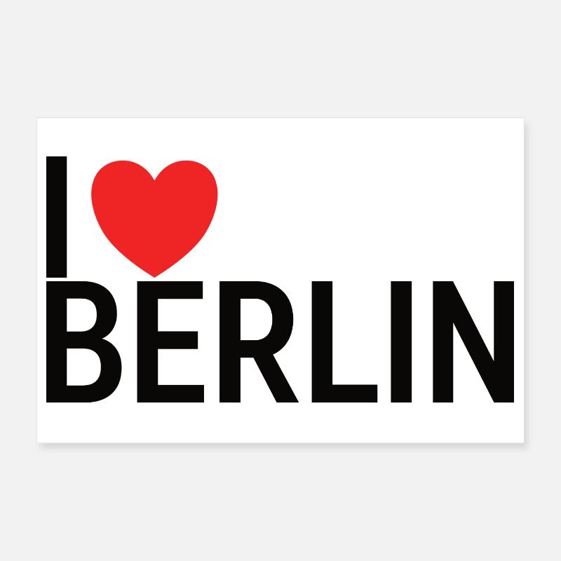 Ich liebe Berlin Poster 30x20 cm