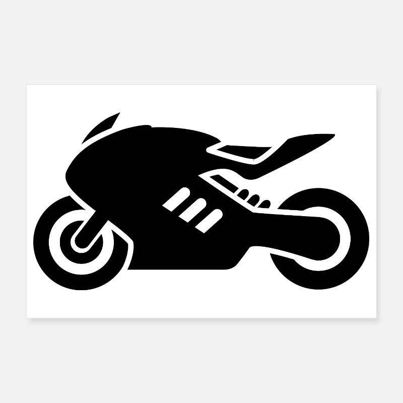 motocyclette Poster 30 x 20 cm