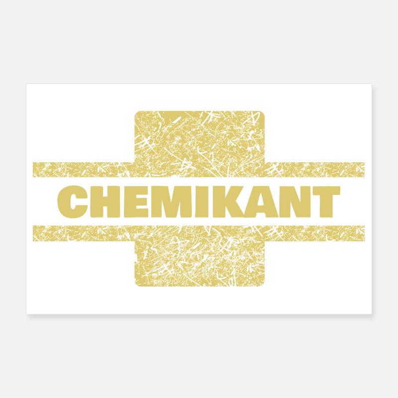 Technicien chimiste Poster 30 x 20 cm