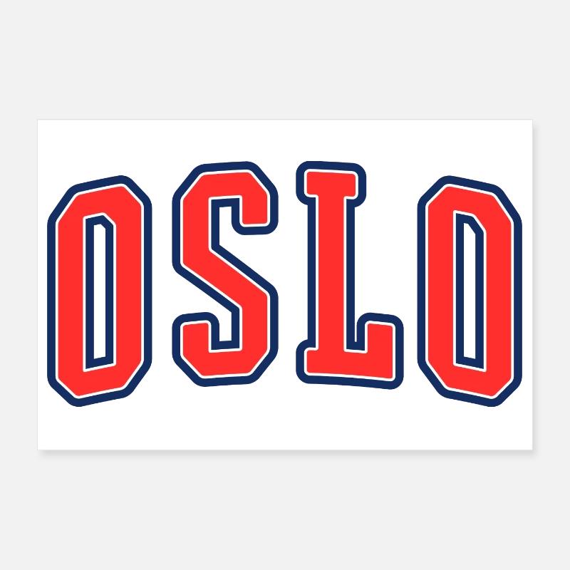Oslo Poster 30 x 20 cm