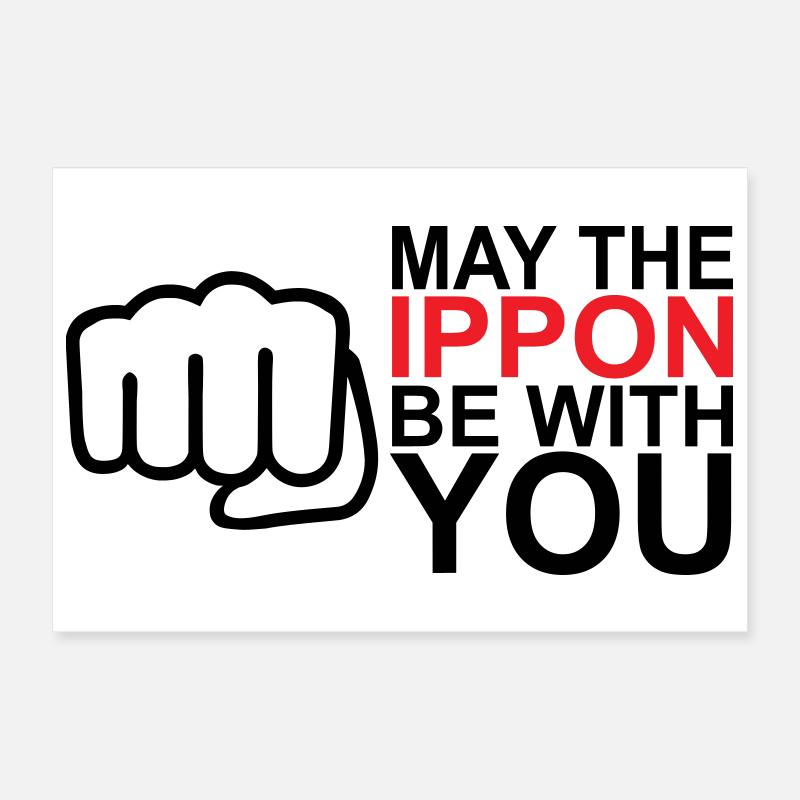 Que l’Ippon soit avec vous 2 Poster 30 x 20 cm