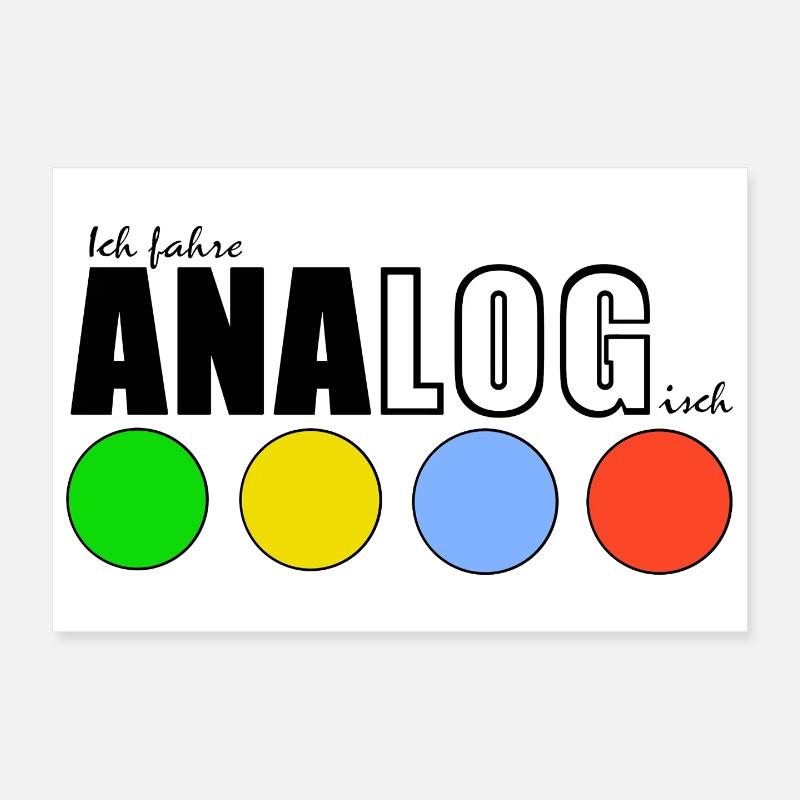 ANALOGisch Poster 30x20 cm
