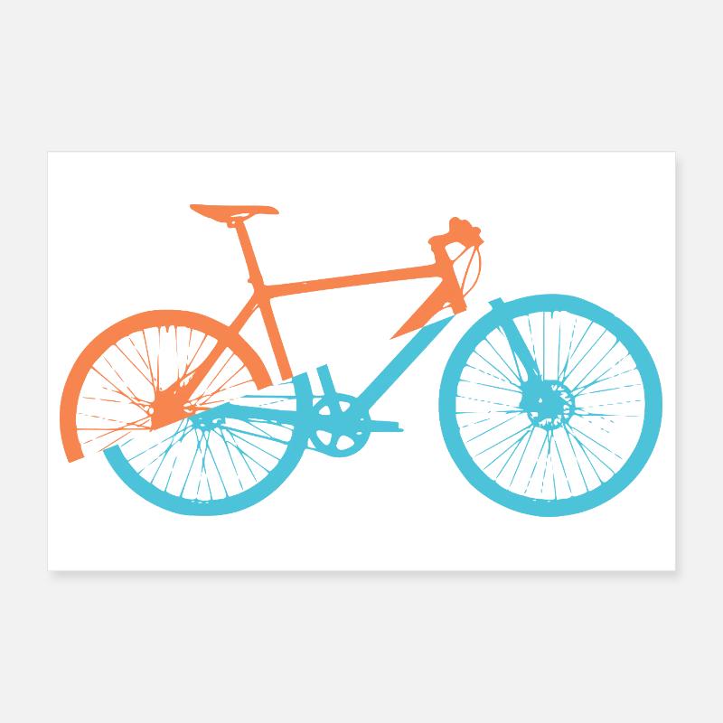 Conception dynamique du vélo Poster 30 x 20 cm