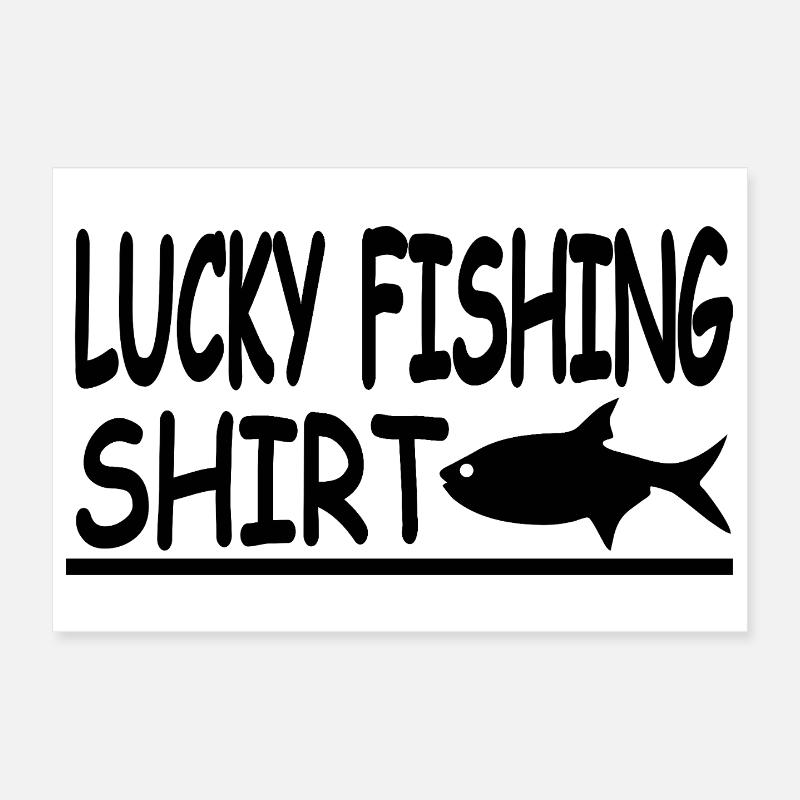 Angling Poster 12" x 8" (30x20 cm)