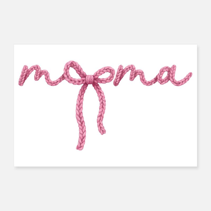 Mama Schleife  Poster 30x20 cm