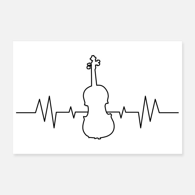 Geige Violine Poster 30x20 cm