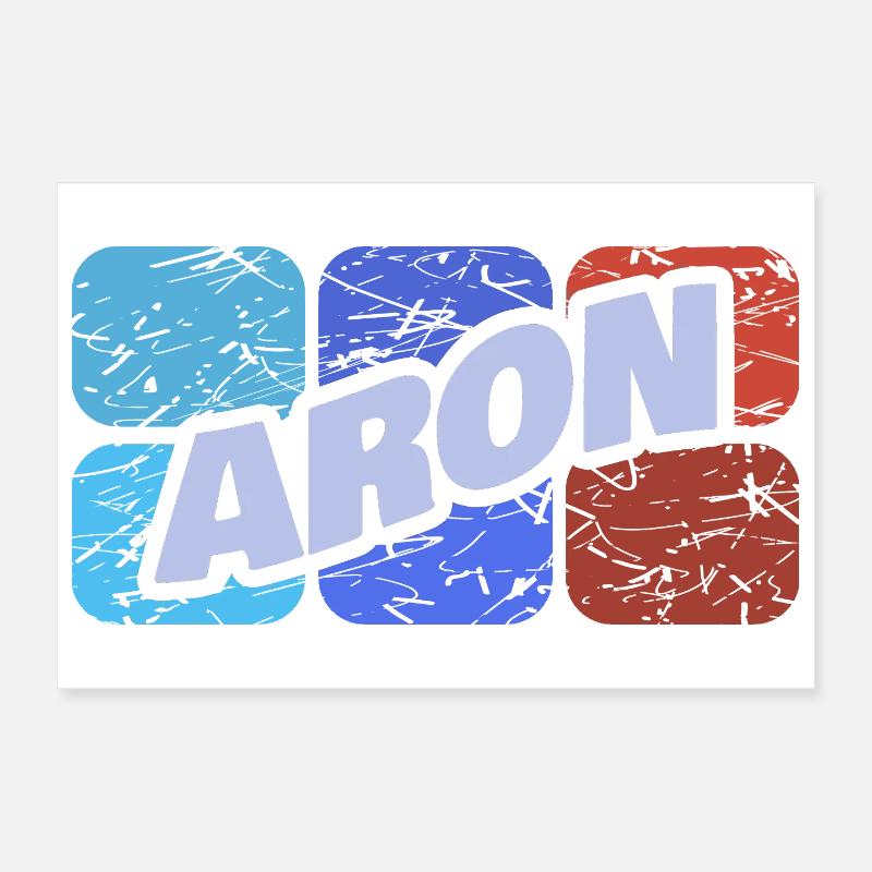 First name Aron Poster 12" x 8" (30x20 cm)