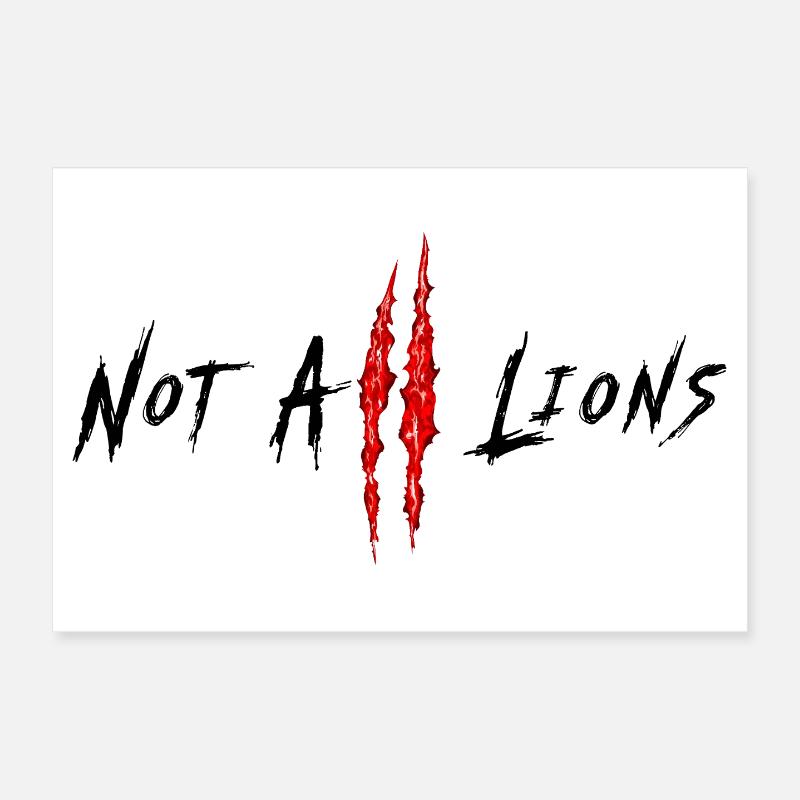 Tous les Lions ne sont pas... Poster 30 x 20 cm