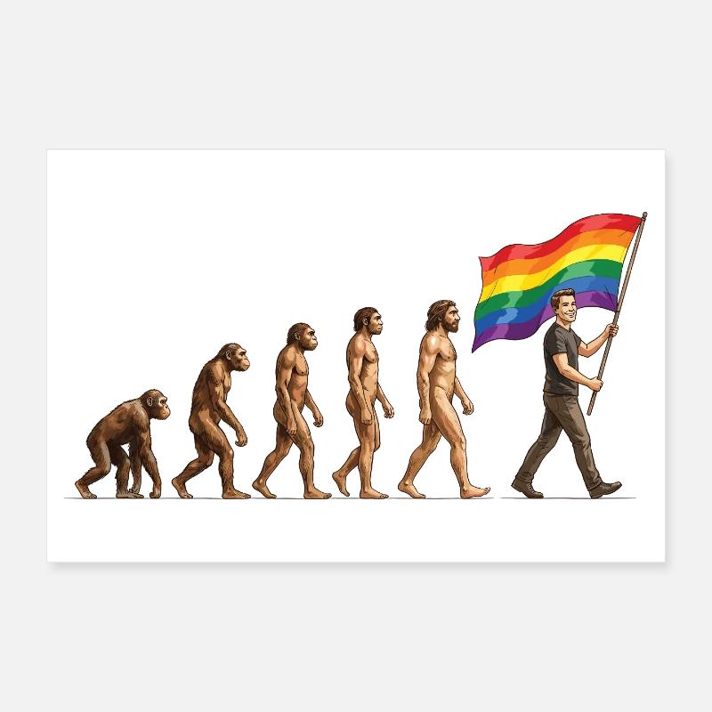 LGBTQ-Pride-Monat – Pride-Entwicklung Poster 30x20 cm
