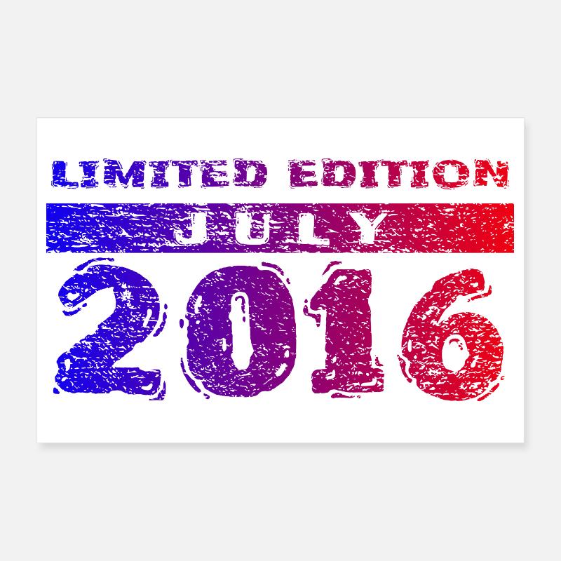 10e anniversaire Édition Limitée 07/2016 Poster 30 x 20 cm
