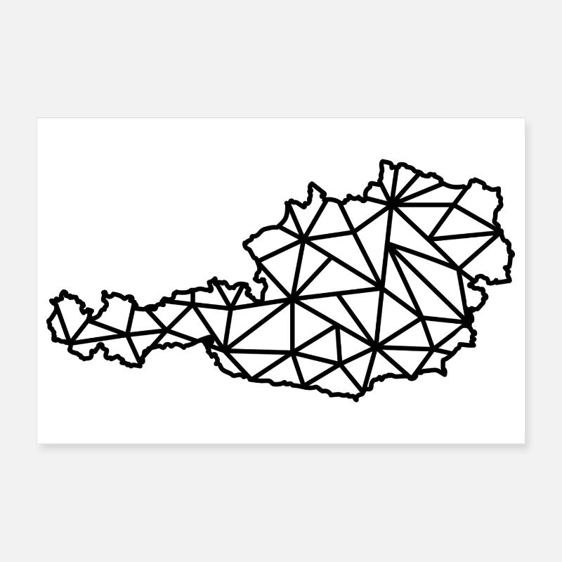 Autriche Poster 30 x 20 cm