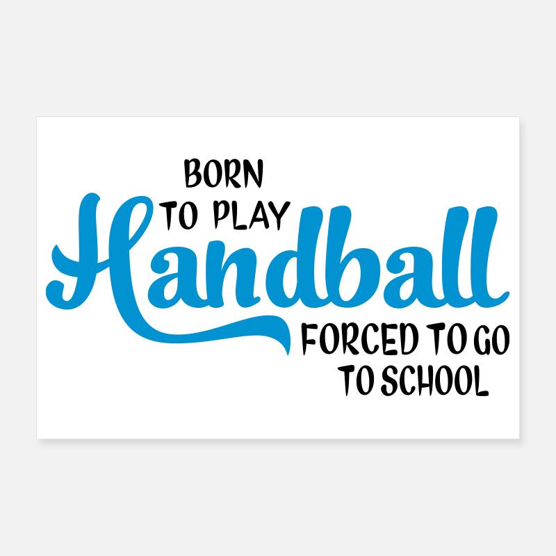 handball Poster 30 x 20 cm