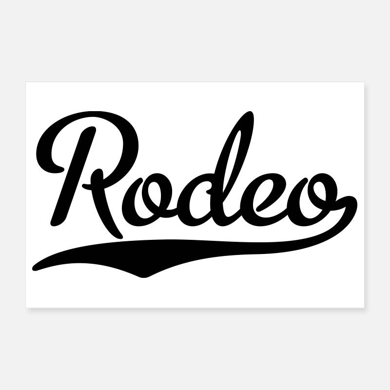 rodeo Poster 12" x 8" (30x20 cm)