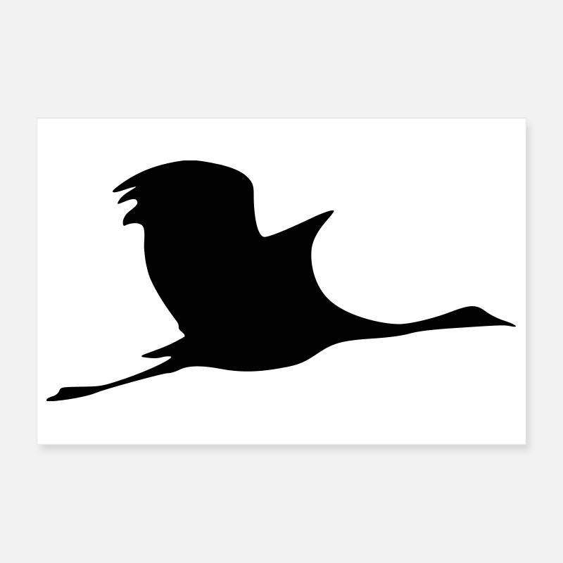 Grue volante Poster 30 x 20 cm