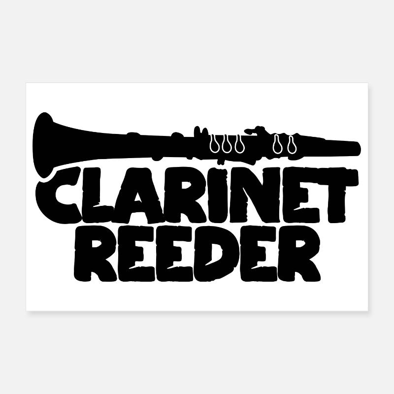 Clarinet mouthpiece Poster 12" x 8" (30x20 cm)