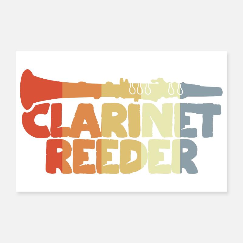 Anches de clarinette Poster 30 x 20 cm