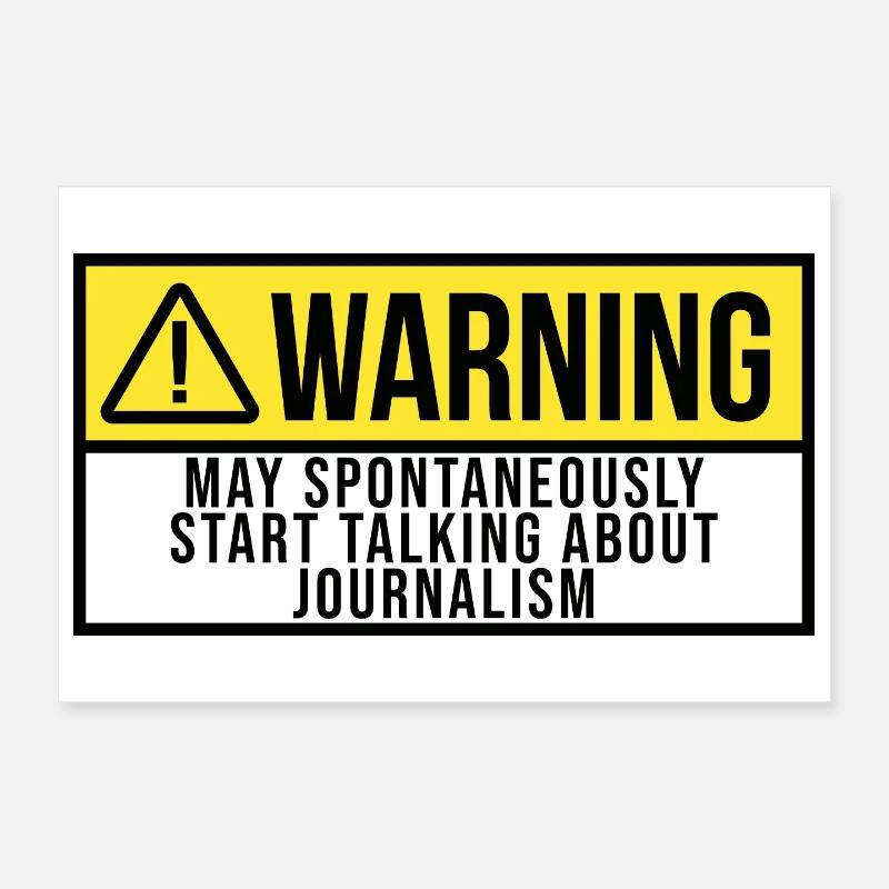 Journalismus Poster 30x20 cm