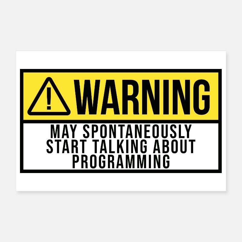 Programming Poster 12" x 8" (30x20 cm)