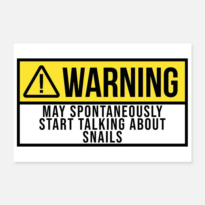 Schnecke Poster 30x20 cm