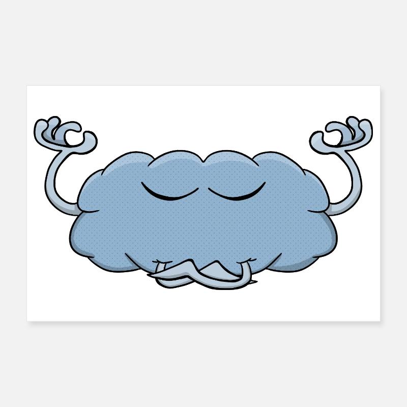 Sød sky mediterer Poster 30x20 cm