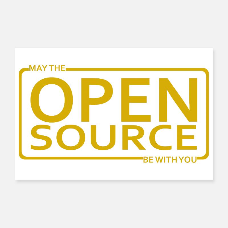 Que l’Open Source soit avec vous Poster 30 x 20 cm