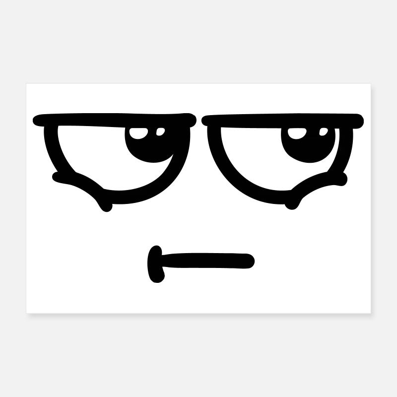 Not Amused Poster 30x20 cm