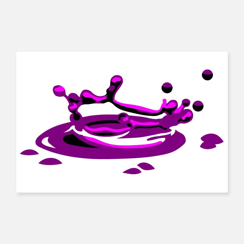 Splash Poster 30x20 cm