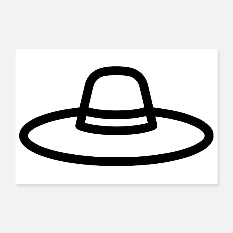chapeau mexicain Poster 30 x 20 cm