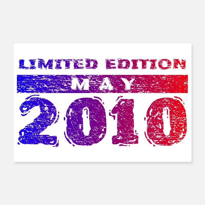 16th Birthday Limited Edition 05/2010 Poster 12" x 8" (30x20 cm)