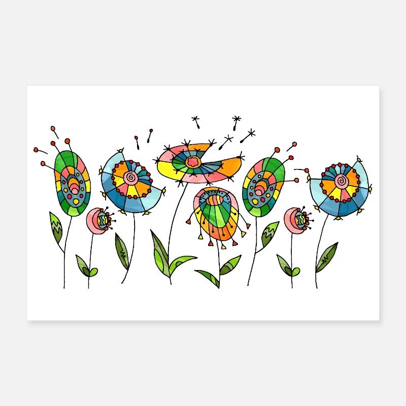 Fleur Poster 30 x 20 cm