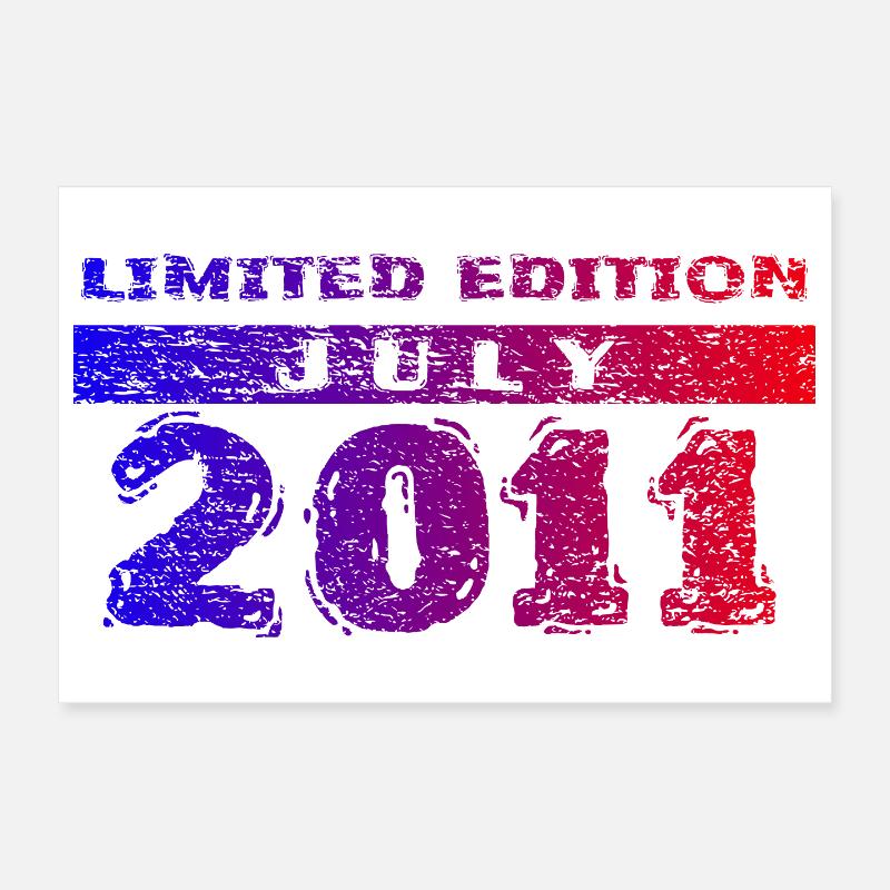 15e anniversaire Édition Limitée 07/2011 Poster 30 x 20 cm