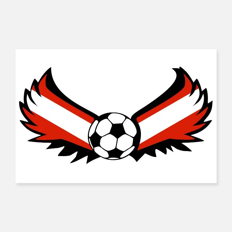 Austria Soccer Poster 12" x 8" (30x20 cm)