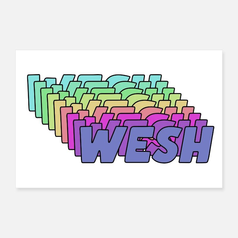 Wesh Poster 30 x 20 cm
