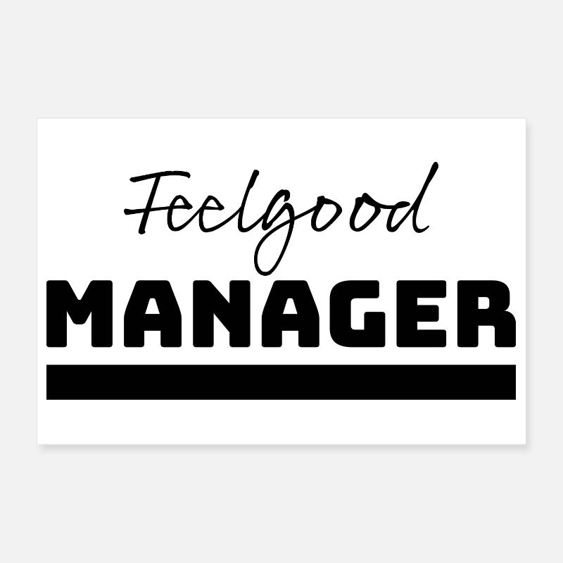 Tshirt Feelgood Manager Poster 30x20 cm