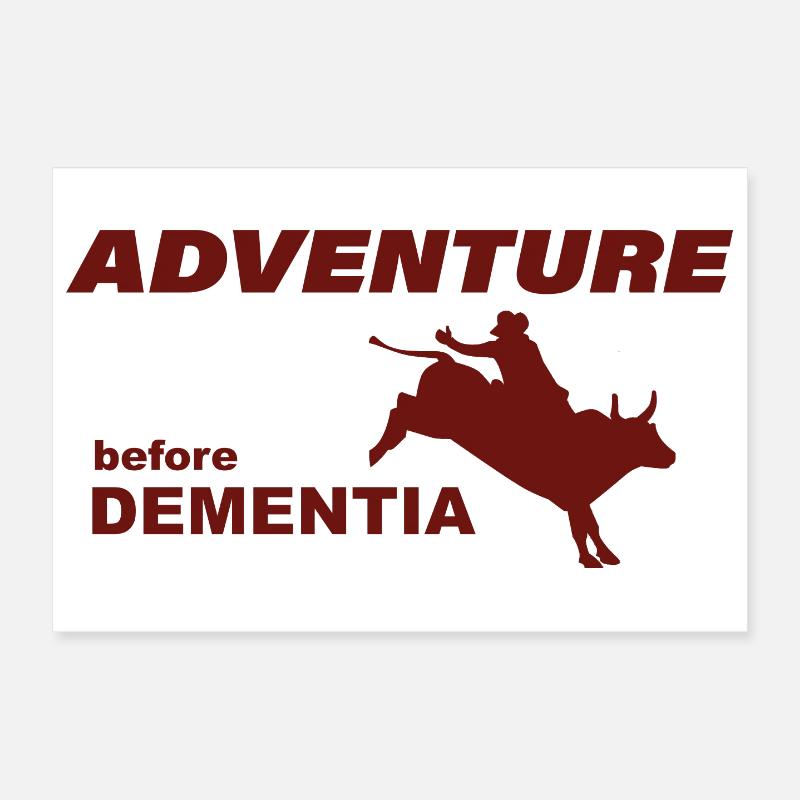 RODEO ADVENTURE Poster 12" x 8" (30x20 cm)