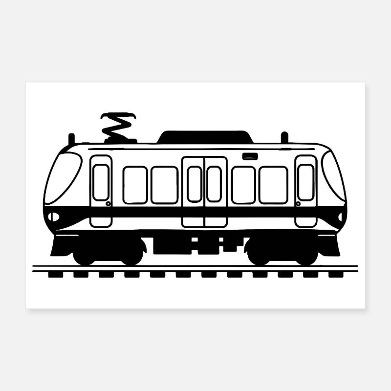 Eisenbahn Poster 30x20 cm