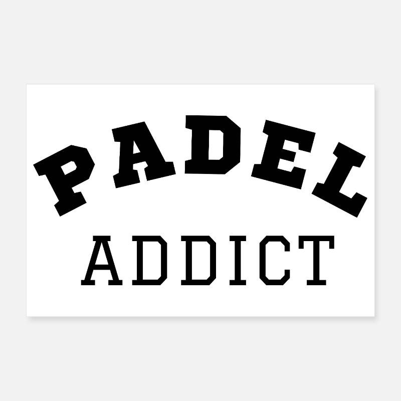 Padel-Süchtiger Poster 30x20 cm