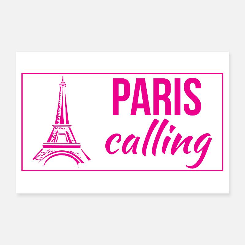 Paris Calling Poster 30 x 20 cm