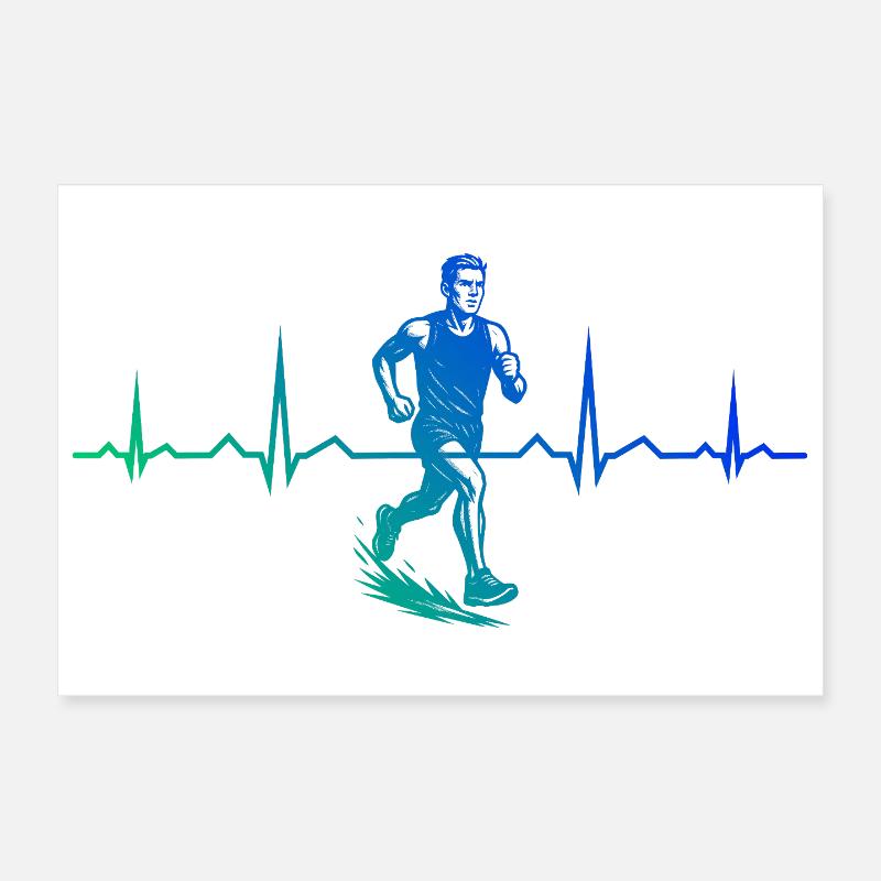 Design vintage de course pour la course Poster 30 x 20 cm