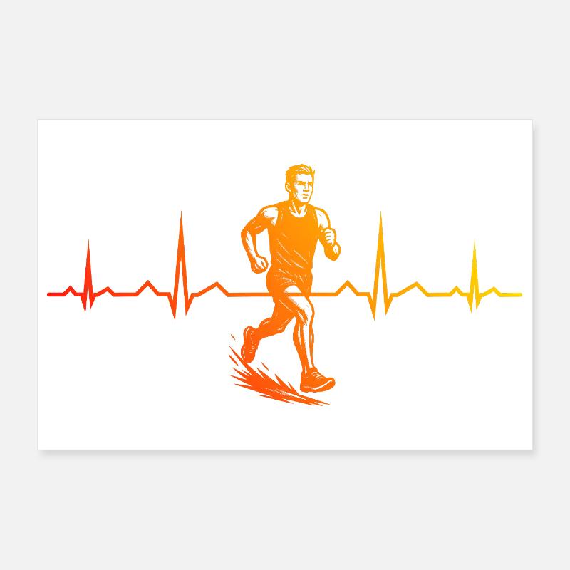 Courir parfaitement pour n’importe quelle course Poster 30 x 20 cm