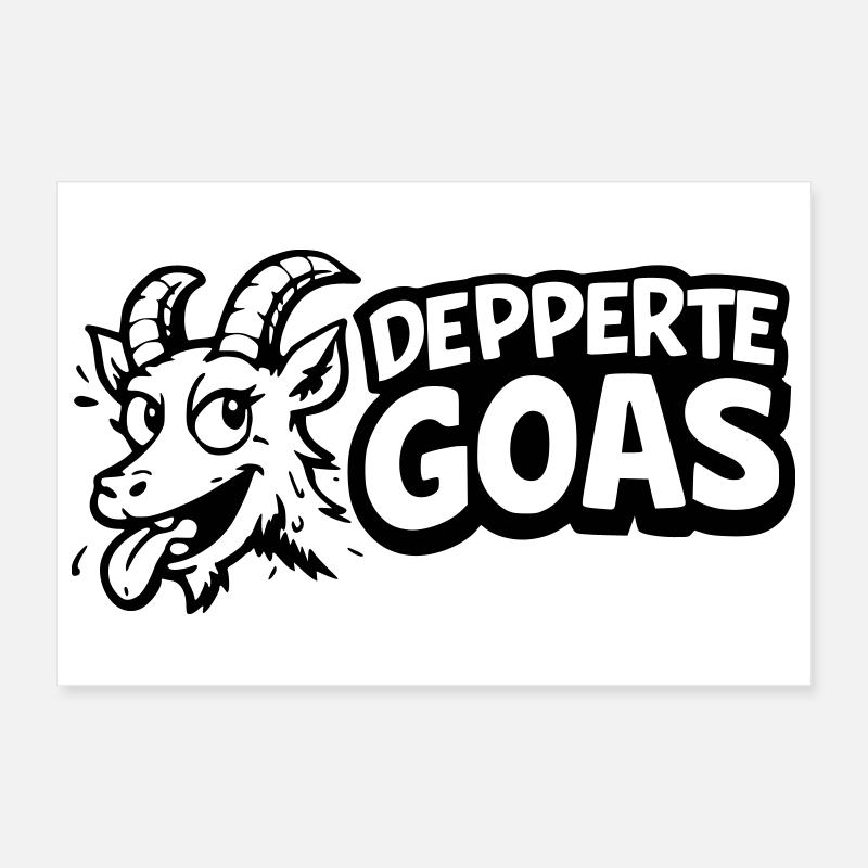 Depperte Goas Poster 30x20 cm