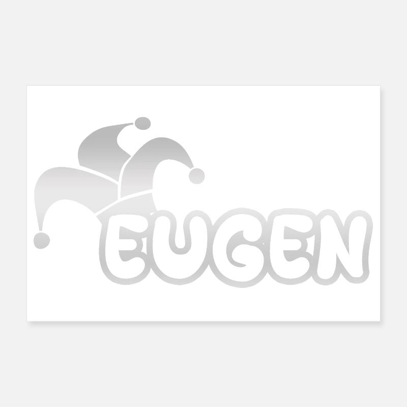 Fastnacht Eugen Poster 30x20 cm