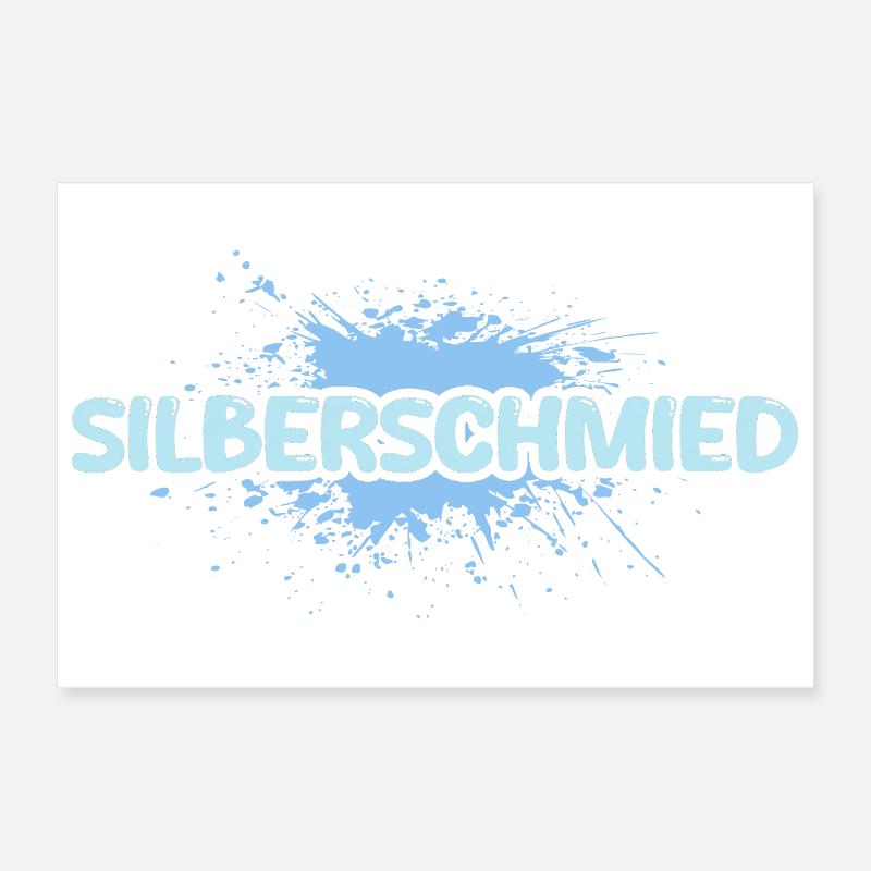 Silberschmied Poster 30x20 cm
