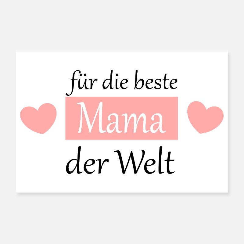 Muttertags Geschenk Mutter Muttertag Geschenkidee Poster 30x20 cm