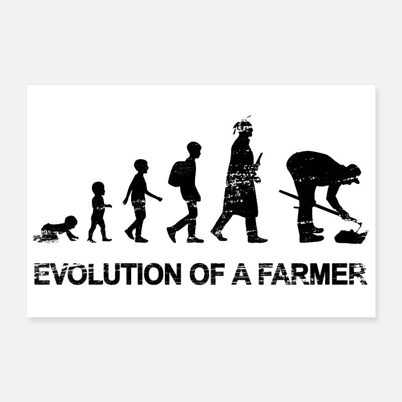 Development of a farmer Poster 12" x 8" (30x20 cm)