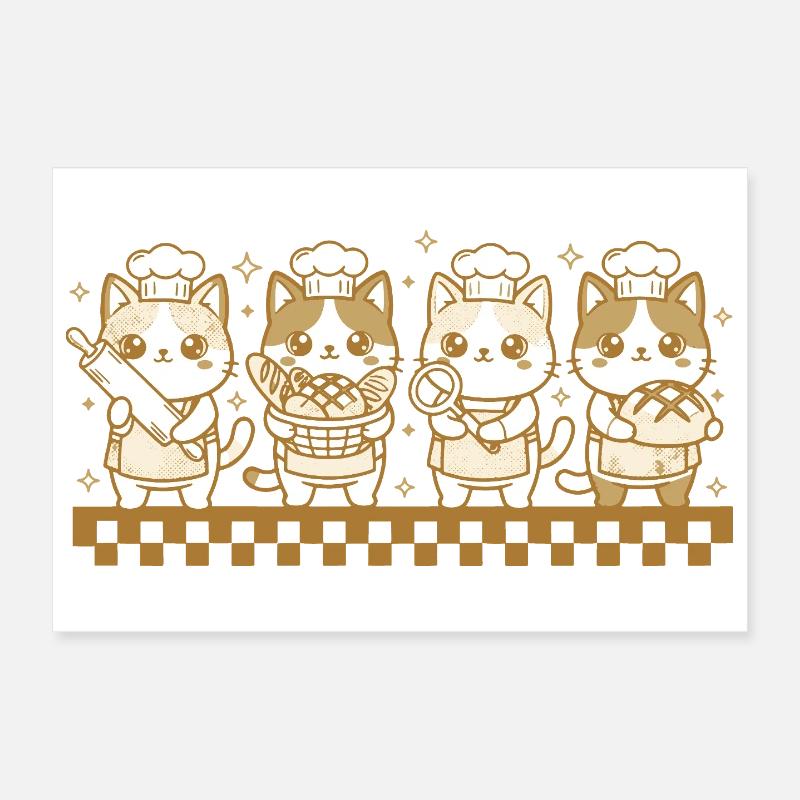 sourdough Bread Baking Baker Sourdough Starter Era Poster 30x20 cm