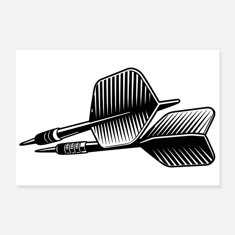 Darts Poster 30x20 cm