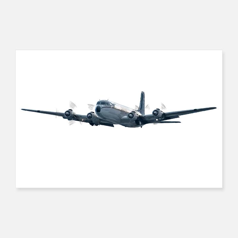 DC-4 Poster 30x20 cm